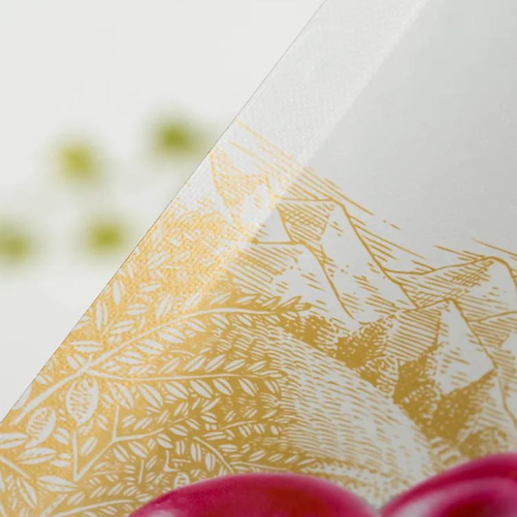 Custom Print Matt Aluminum Foil Plastic Sachet Food Packaging Fruit Doypack Zipper Bags Stand Up Pouch Food Bags