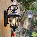 Outdoor wall lamp simple outdoor waterproof and moisture-proof aluminum led