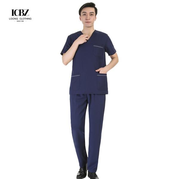 100% Cotton Nursing Scrubs Soft Eco-Friendly Recycle Pre-Sale Uniform Sets for