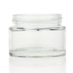 50g Glass Jar Cream Glass Jar With Gold Cap