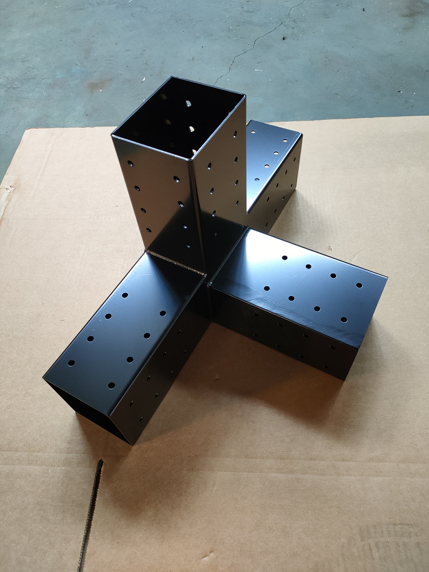 4 Arm Metal Pergola Bracket Kit with ANTI-RUST PLUS Coating and Aluminum Material