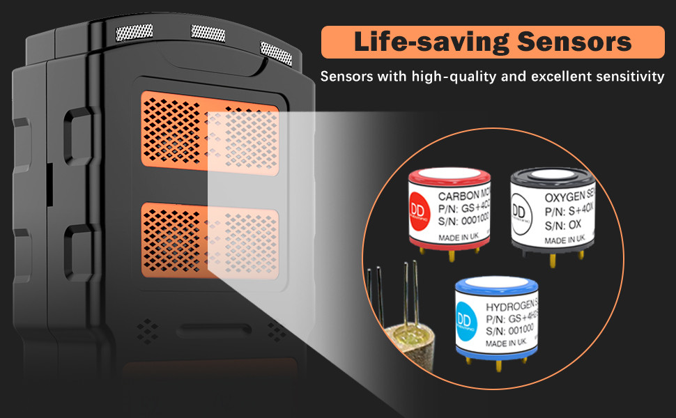 ODM Rugged Multigas Detector 4In1 For Confined Space Carbon Monoxide Leak