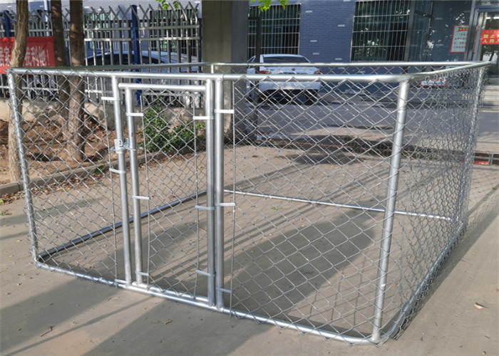 8FT X 50FT Chain Link Fabric Fence With Razor Barbed Wire For High Level Security