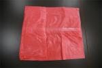 Water Soluble Red Dissolvable Laundry Bags / Disposable Soiled Linen Bag
