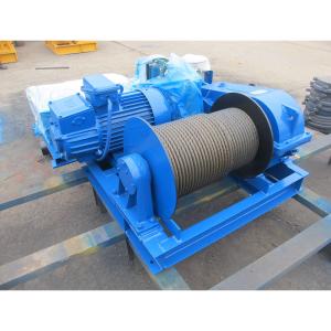Quality High Speed 10 Ton Electric Wire Rope Winch For Construction Q235B wholesale