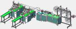 1+2 Auto Disposal Mask Making Machine