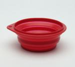 Colorful Silicone Dog Travel Water Bowl Eco - Friendly Customized Size