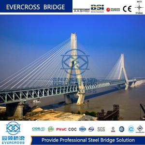 Quality Long Life Cable Straight Bridge Prefab Steel Bridges COC Certificate wholesale