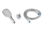 Toilet Abs Plastic Contemporary Shower Head 3 Spray Setting 1.5m Stainless Steel