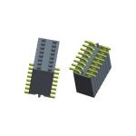 Waterproof 1.0mm Pitch Female Header Connector Current Rating 0.75Amps