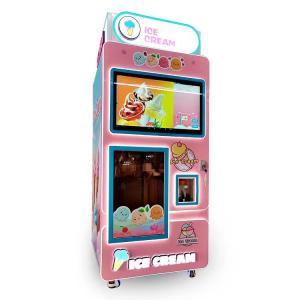 Quality Automatic Soft Serve Ice Cream Vending Machine for 80-100g Cup Volume Commercial wholesale