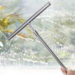 Telescopic Adjustmen Stainless Steel Window Squeegeet Wiper For Shower Door