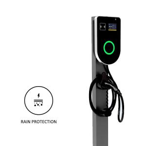 Quality Tethered Residential Wall Mounted EV Charger Emergency 240 Volt 16A wholesale