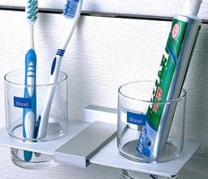 Quality Bathroom shelves double cup shelf,cup holder wholesale