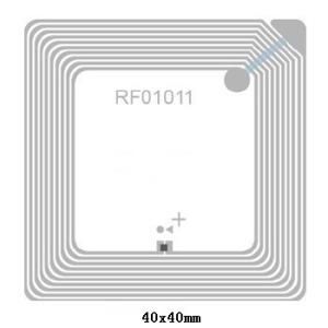 Quality Dia 25mm RFID Chip Inlay 13.56MHZ RFID Dry Inlay 1cm-3cm Reading Range wholesale