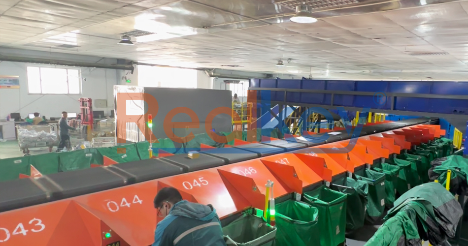 Customized Design Cross Belt Sorter Increases Warehouse Utilization Rate