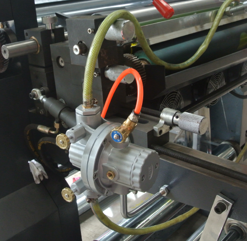 Stack Type 4 Colors Flexo Film Printing Machine High Speed Synchronous Belt Transmission