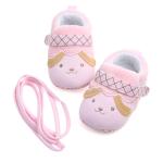 Lovely winter soft cotton animal dog cute first walk infant baby shoes socks