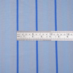 Quality Mercerized Cotton Striped Knit Fabric Soft 95 Cotton 5 Spandex 175cm Width wholesale