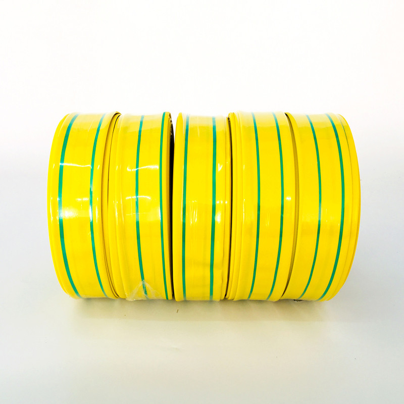 Yellow Green Polyolefin Material Heat Shrinkable Tube For Cable Identification