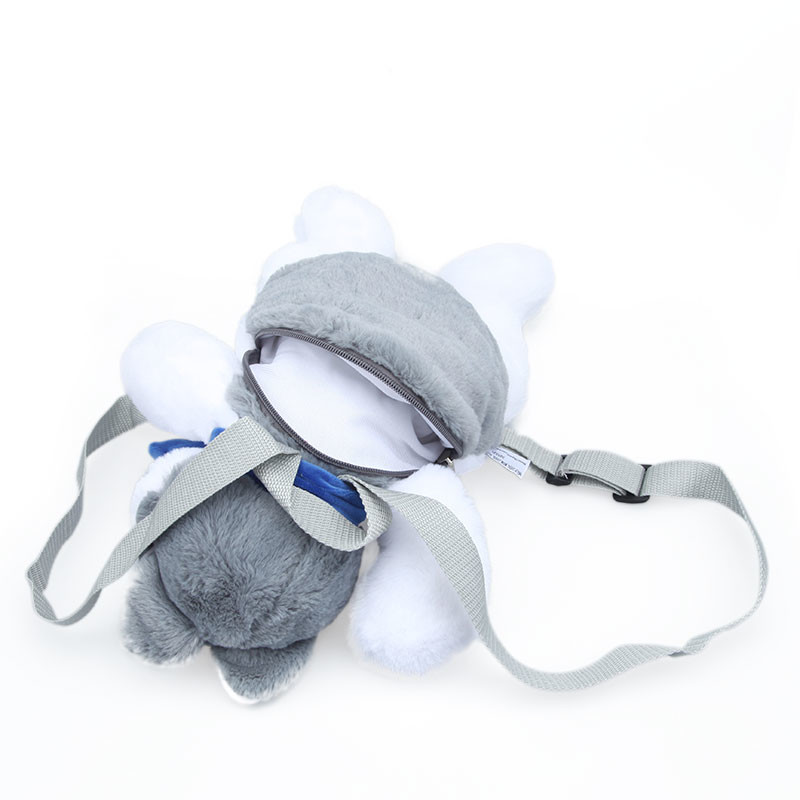 35cm Washable Colour Safe Cartoon Husky Plush Backpack