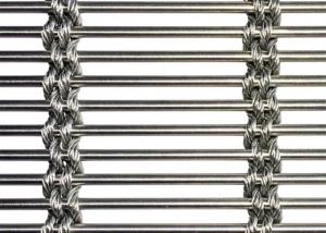 Quality 8mm Decor Woven Wire Drapery Oil Free High Temperature Resistant wholesale