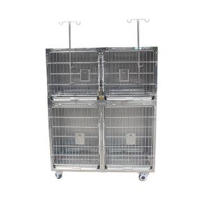 Quality Combined Stainless Steel Veterinary Pet Hospital Cage Sustatinable wholesale