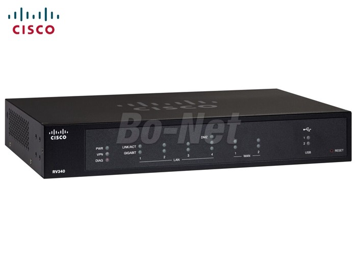 Wired Enterprise Gigabit VPN Router RV340 Dual WAN 4 LAN Router Cisco RV340-K9-CN