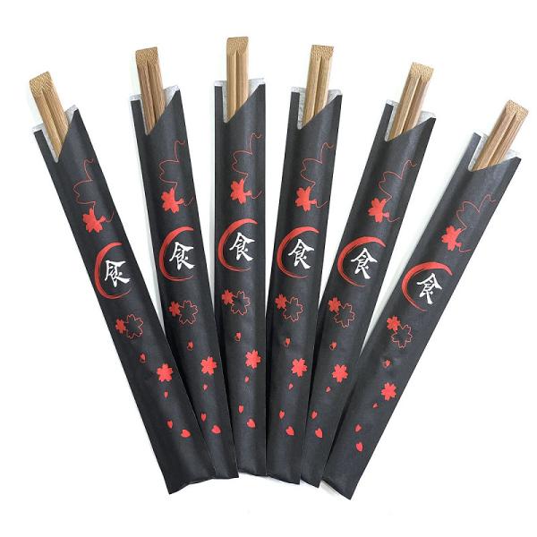 Bulk Custom Logo Disposable Bamboo Chopsticks Perfect for BBQ Restaurant Kitchen