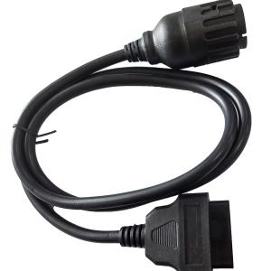 Quality 12V 24V OBD2 Truck Diagnostic Cables 10 Pin Adapter For Automotive Industries wholesale