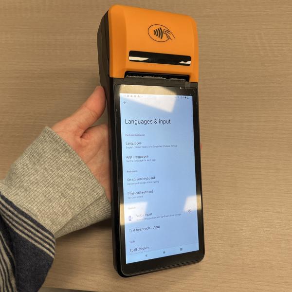 Cheap 3G Memory Android Handheld POS Terminal For Your Business 5.99'' Screen Size for sale