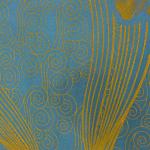 Anti Bacteria Mattress Quilting Fabric Royal Printing Bronzing Curtain Cloth