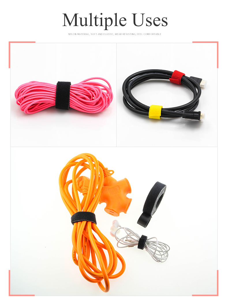 Custom size Colorful Hook and Loop Nylon Fabric Fastener DIY Craft Sup Self Adhesive Tape