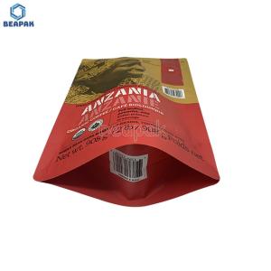 Quality Recyclable Foil Lined 200 microns Kraft Paper Coffee Bags wholesale