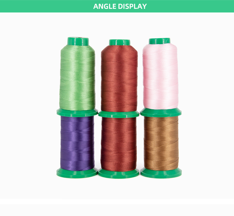 100% Polyester Strength Sewing Thread For Car Supplies Strength And Durable