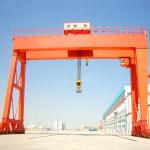 Q345 Steel Double Girder Electric Gantry Crane Rail 30 ton