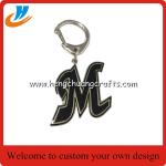 K002 Zinc alloy keychain keyring,custom yoru own logo soft and hard enamel