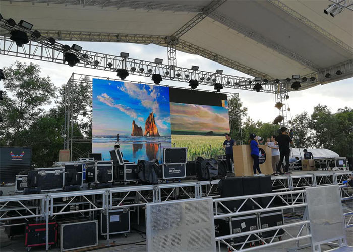 P2.6 P2.97 Hire Outdoor LED Video Display High Refresh Rate 3840Hz