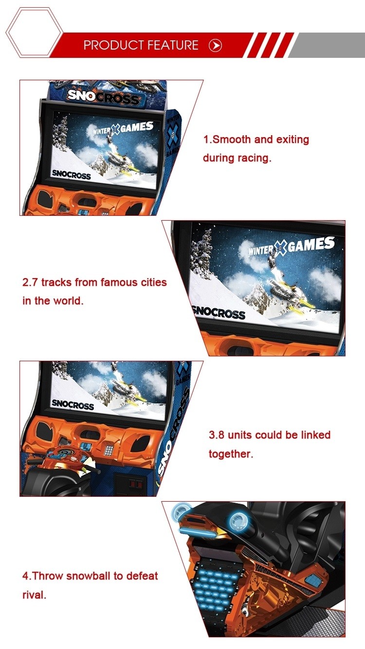Coin Operated Moto Racing Adults Arcade Game Machine / Motorcycle 3D Games
