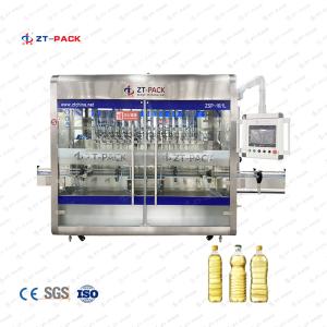 China Piston Servo Motor Bottle Filling Machine For Edible Vegetable Oil Peanut Oil Mustard Oil on sale