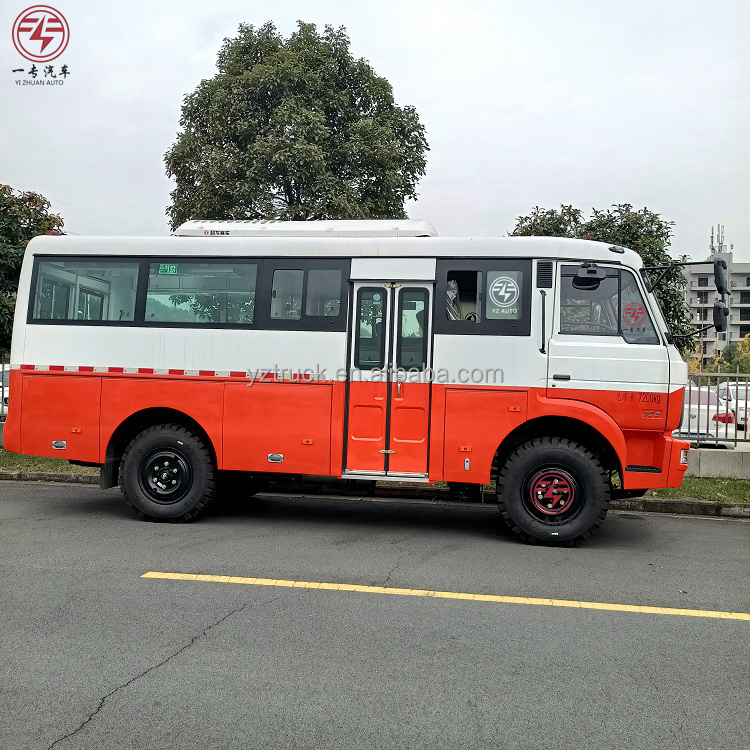 Dongfeng 4x4 Mini Bus Project Vehicle Customer's Requirement for Off-road Desert Coach