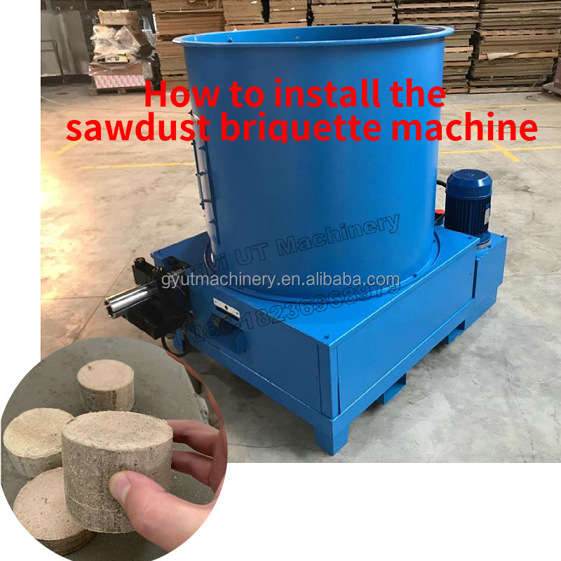 7cm Piston Press Hydraulic Wood Sawdust Briquette Machine for Wood Biomass Briquette