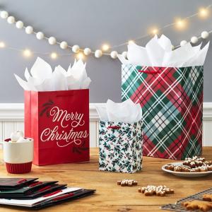 Quality Christmas Gift Paper Bag For Decorative Party Bolsa De Navidad With Hand Length Handle wholesale