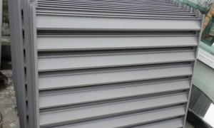 Quality Outdoor Aluminium Ventilation Louvers Vertical Aluminum Louvered Roof wholesale