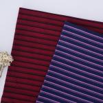 Soft Pure Cotton Plain Weave Striped Material Fabric For Polo Shirt Skin