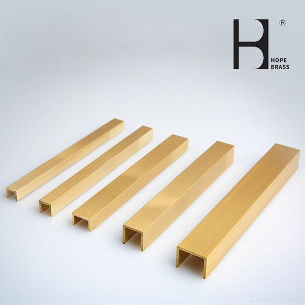 OEM Corrosion Resistant Brass U Profile With Polishing Surface