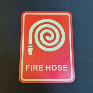 Quality Rectangle Visible Warning Safety Fire Fighting Signs Glow In The Dark wholesale