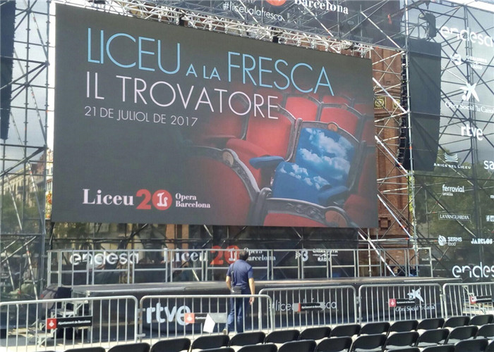 IP65 Protection P3.91 Outdoor Rental LED Display For Railway Stations / Airports