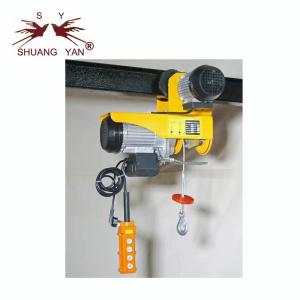 Quality PA1000A Mini Electric Hoist , Overhead Electric Hoist 220V/230V Yellow Color wholesale