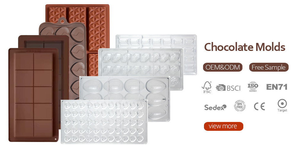 MHC Custom Deep Small Dubai Chocolate Silicone Mould , Dubai Chocolate Bar Silicone Mould